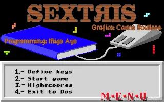 sextrs|Sextris (DOS)